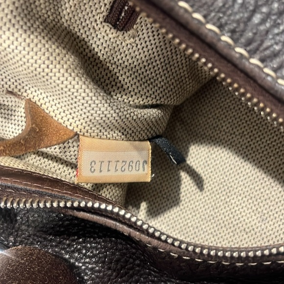 Dooney & Bourke Chocolate Brown Leather Shoulder Bag - Picture 6 of 8